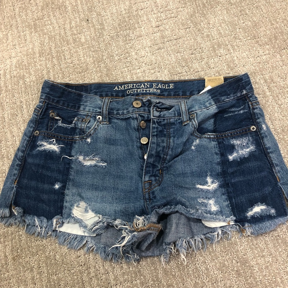 American eagle denim shorts